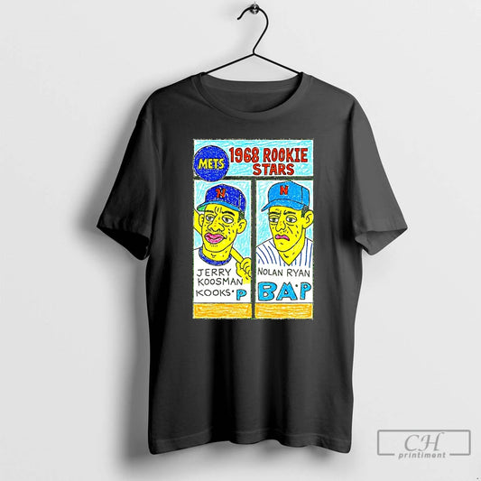 Premium 1968 Rookie Stars Jerry Koosman And Nolan Ryan Mets Art T-Shirts, Hoodie, Sweatshirt | AU18TeeNovaLab.com