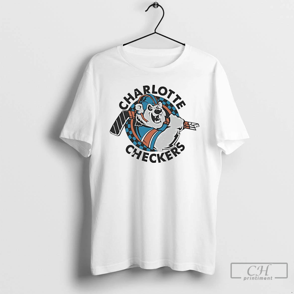 Premium 1993 Charlotte Checkers Logo T-Shirts, Hoodie, Sweatshirt | AU18TeeNovaLab.com