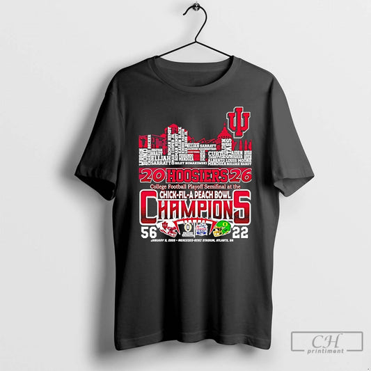 Premium 2026 College Football Playoff Semifinal At The Chick Fil A Peach Bowl Champions Indiana T-Shirts, Hoodie, Sweatshirt