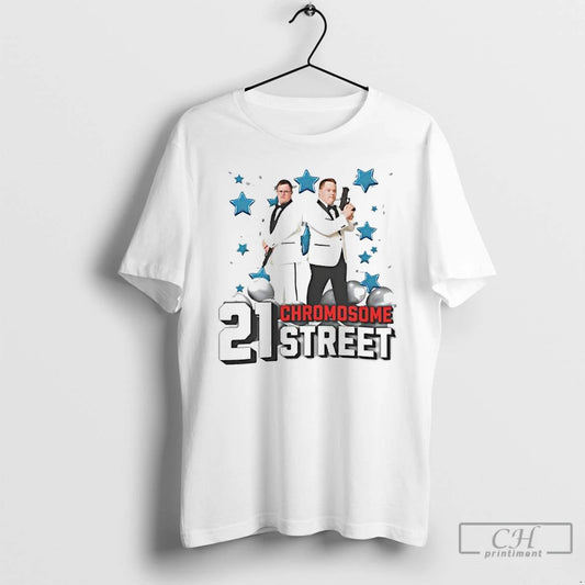 Premium 21 Chromosome Street Graphic T Shirts