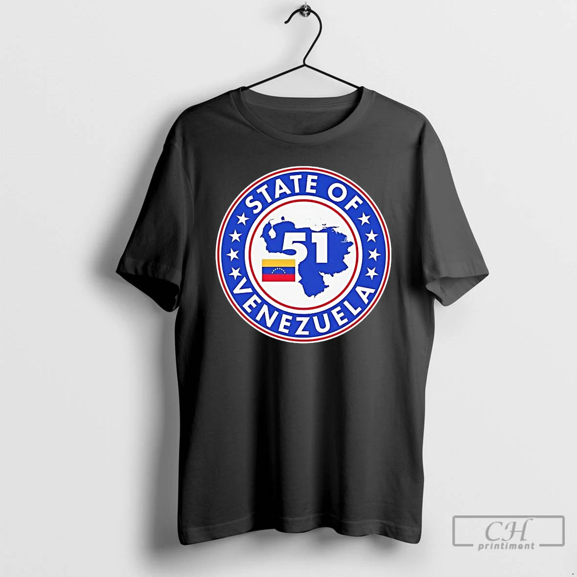Premium 51 State Of Venezuela 51st Us Map T-Shirts, Hoodie, Sweatshirt | AU18TeeNovaLab.com