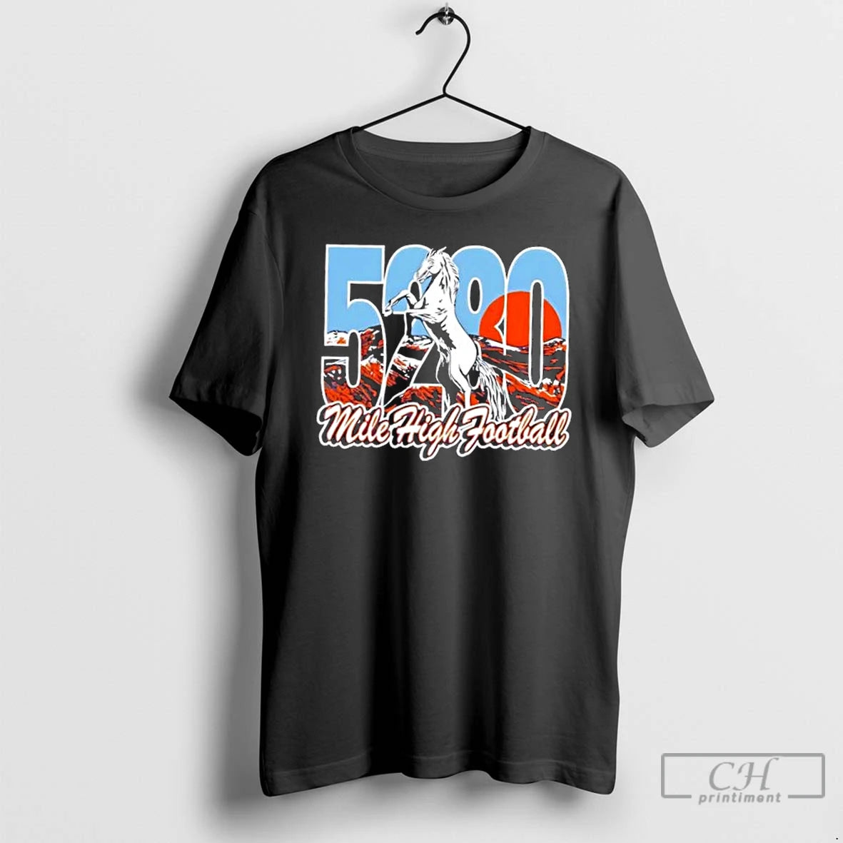 Premium 5280 Mile High Football T-Shirts, Hoodie, Sweatshirt | AU18TeeNovaLab.com
