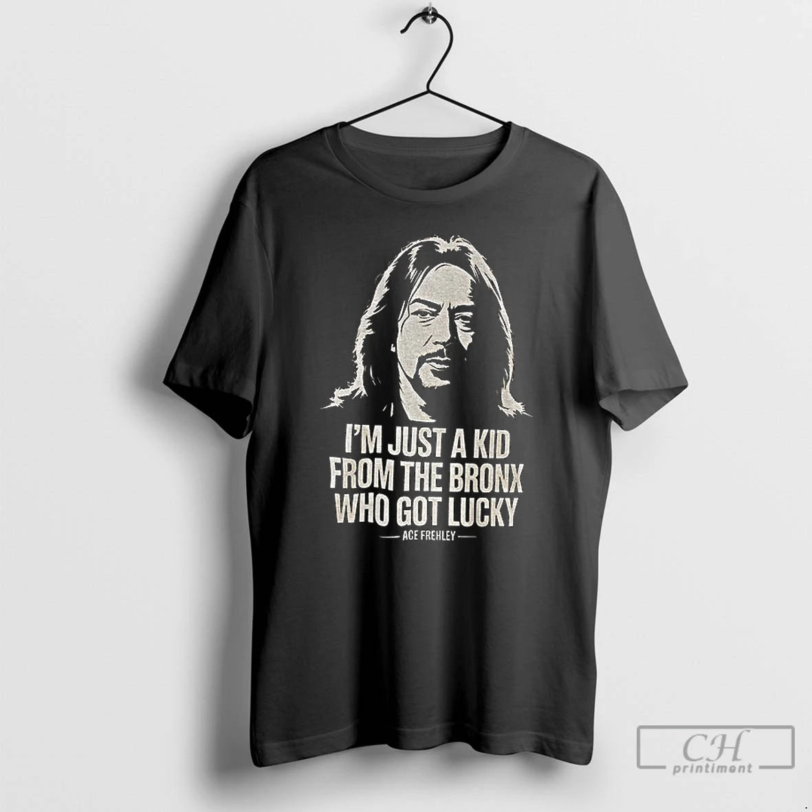 Premium Ace Frehley Just A Kid From The Bronx That Got Lucky T Shirts