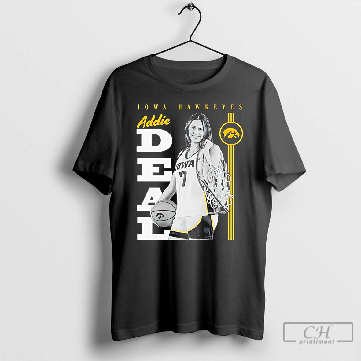 Premium Addie Deal Iowa Hawkeyes Portrait T-Shirts, Hoodie, Sweatshirt | AU18TeeNovaLab.com