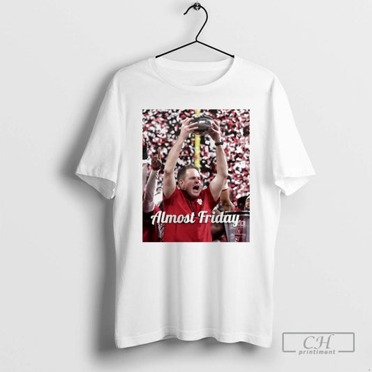 Premium Almost Friday Indiana Coach Cig Curt Cignetti Christmas Shirt Sweater Hoodie, Sweatshirt | AU18TeeNovaLab.com