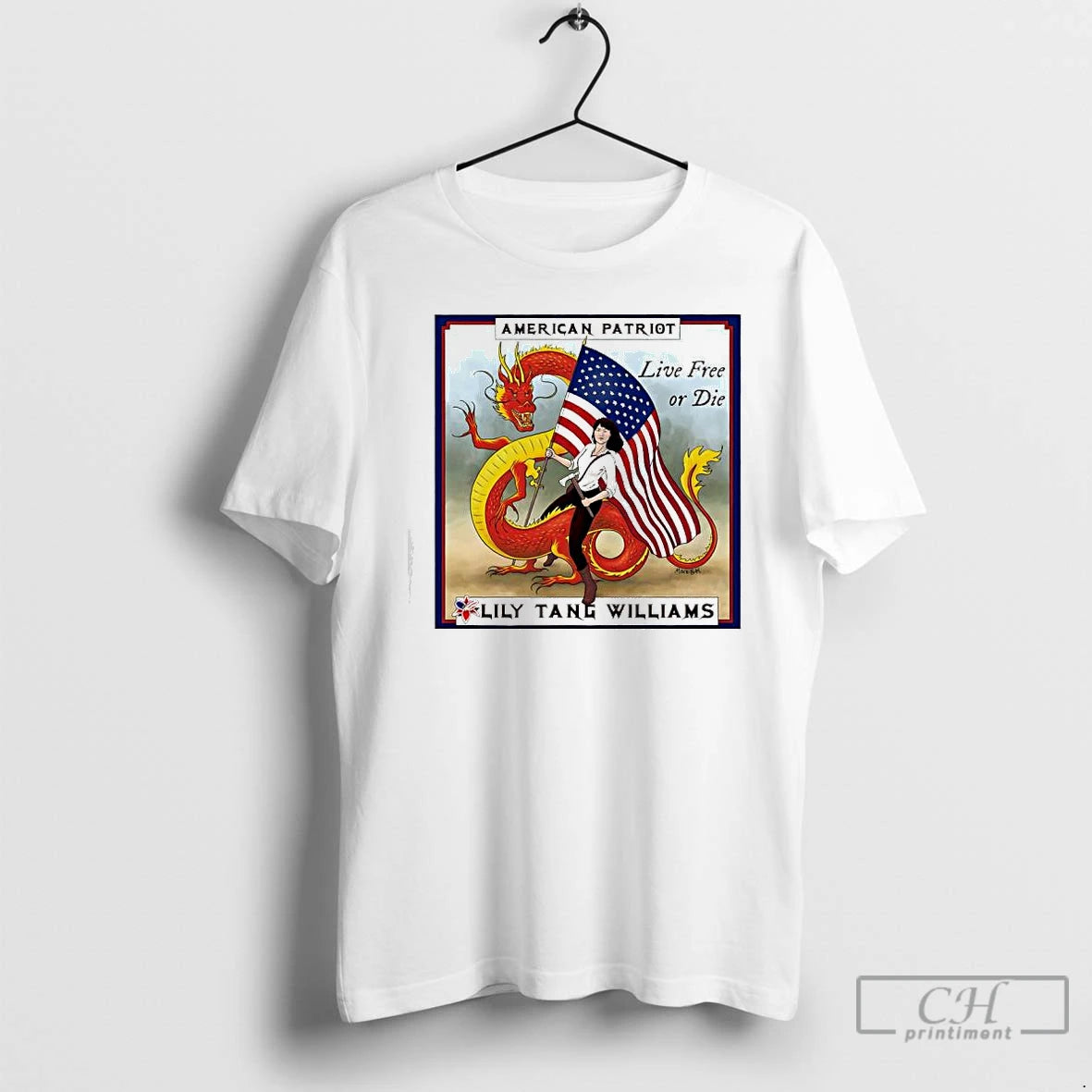 Premium American Patriot Lily Tang Williams Live Free Or Die T-Shirts, Hoodie, Sweatshirt | AU18TeeNovaLab.com