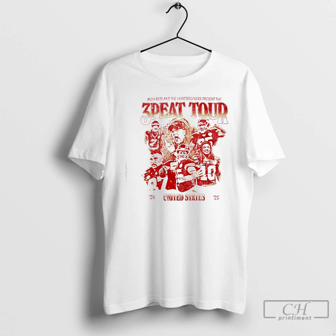 Premium Andy Ried And The Heartbreakers Present The 3peat Tour T-Shirts, Hoodie, Sweatshirt | AU18TeeNovaLab.com