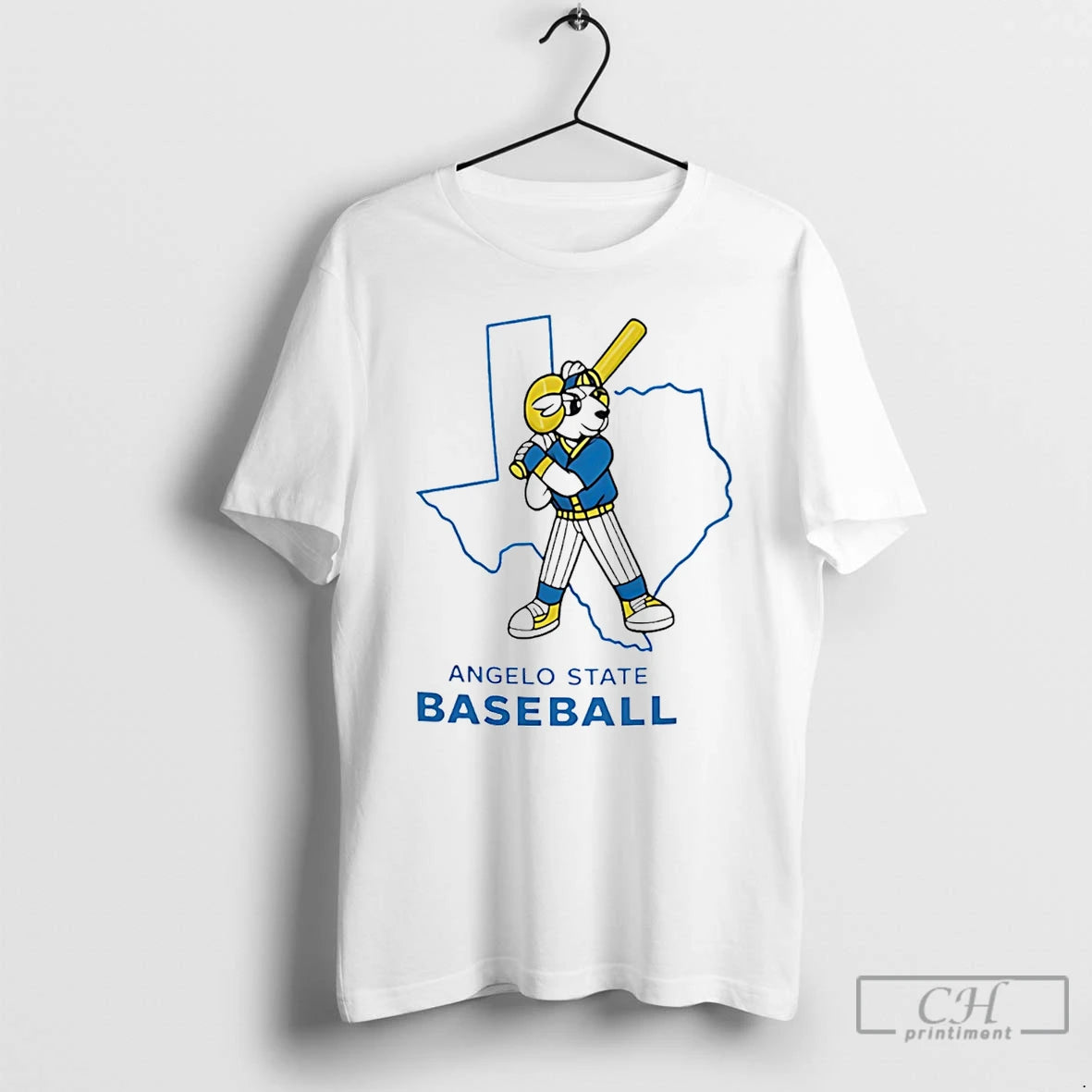 Premium Angelo State Baseball 2026 Mascot State T-Shirts, Hoodie, Sweatshirt | AU18TeeNovaLab.com