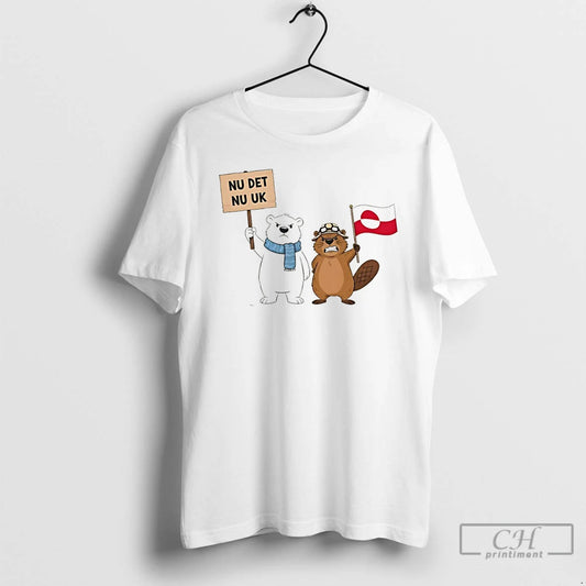 Premium Angry Bear And Otter Greenland Is Not For Sale T-Shirts, Hoodie, Sweatshirt | AU18TeeNovaLab.com