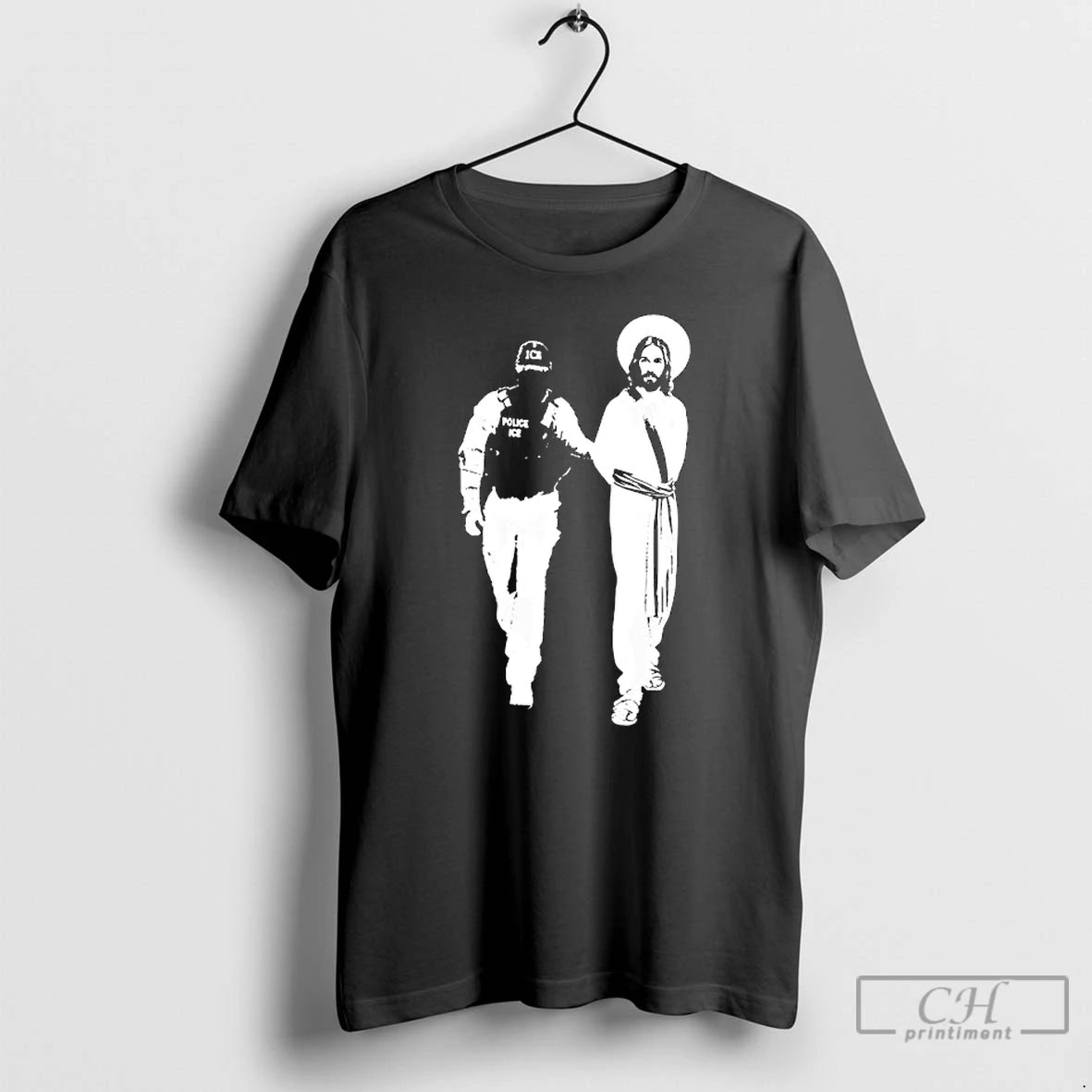 Premium Anti Ice Jesus Arrested Parody T-Shirts, Hoodie, Sweatshirt | AU18TeeNovaLab.com