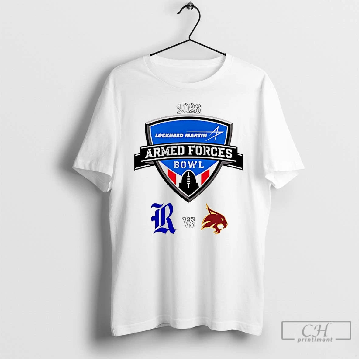 Premium Armed Forces Bowl 2026 Rice Vs Texas State T-Shirts, Hoodie, Sweatshirt | AU18TeeNovaLab.com