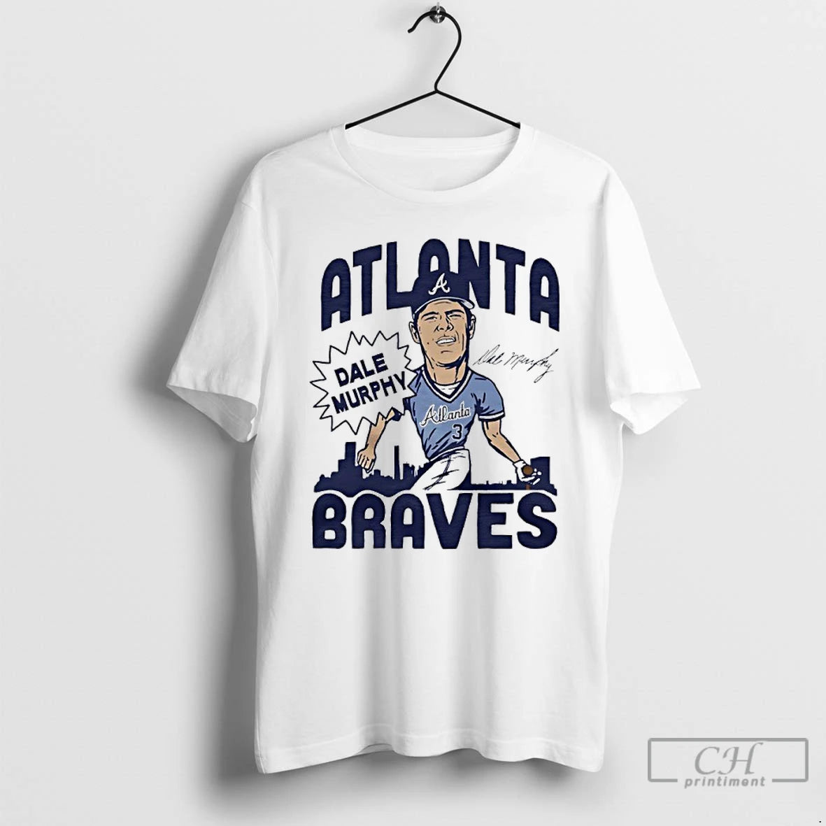 Atlanta Braves Dale Murphy Swing Signature