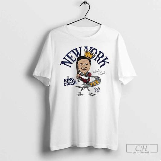 Babe Ruth The King Of Crash Ny Yankees Superstar Signature Caricature