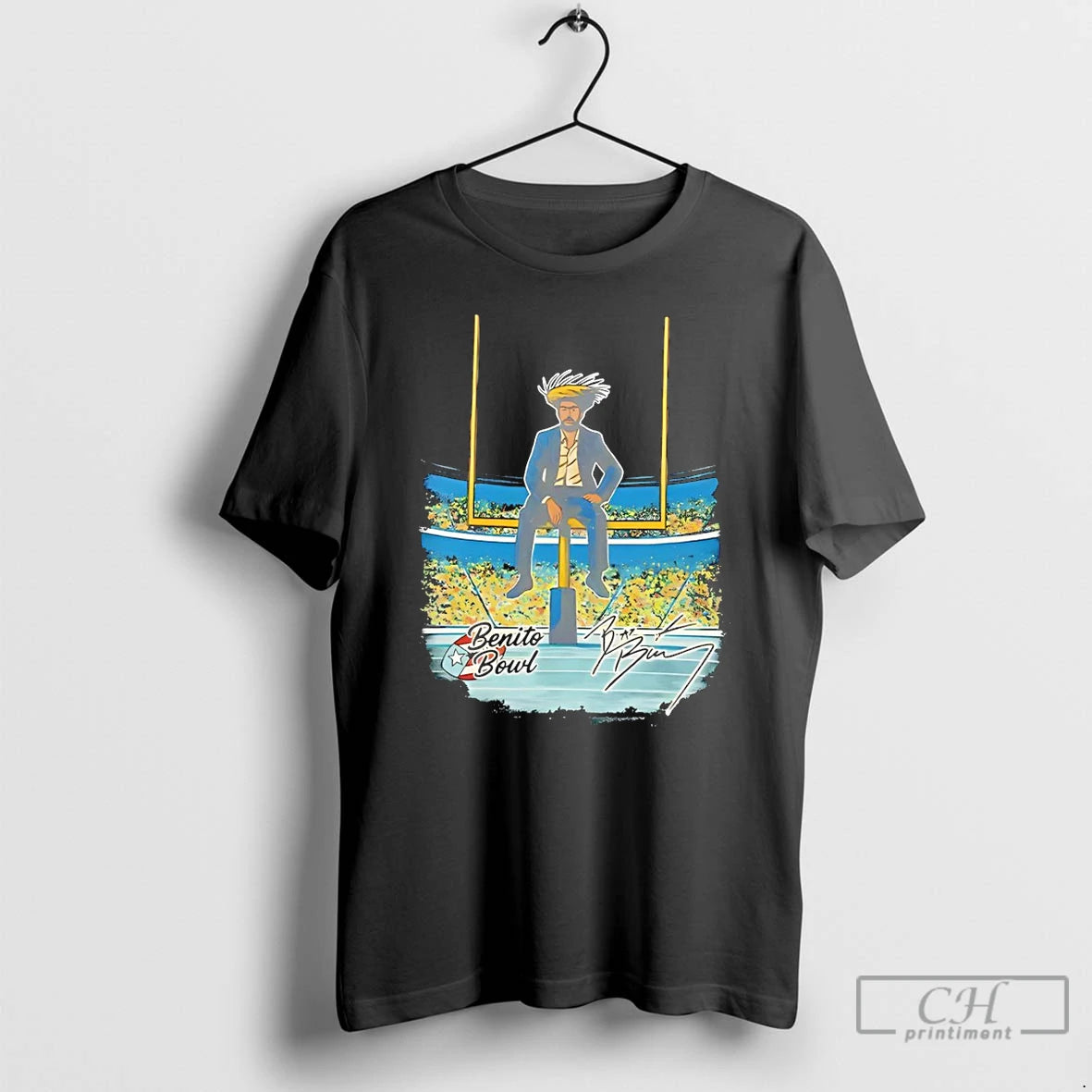 Premium Bad Bunny Benito Bowl Puerto Rico Football Signature Vintage T-Shirts, Hoodie, Sweatshirt | AU18TeeNovaLab.com
