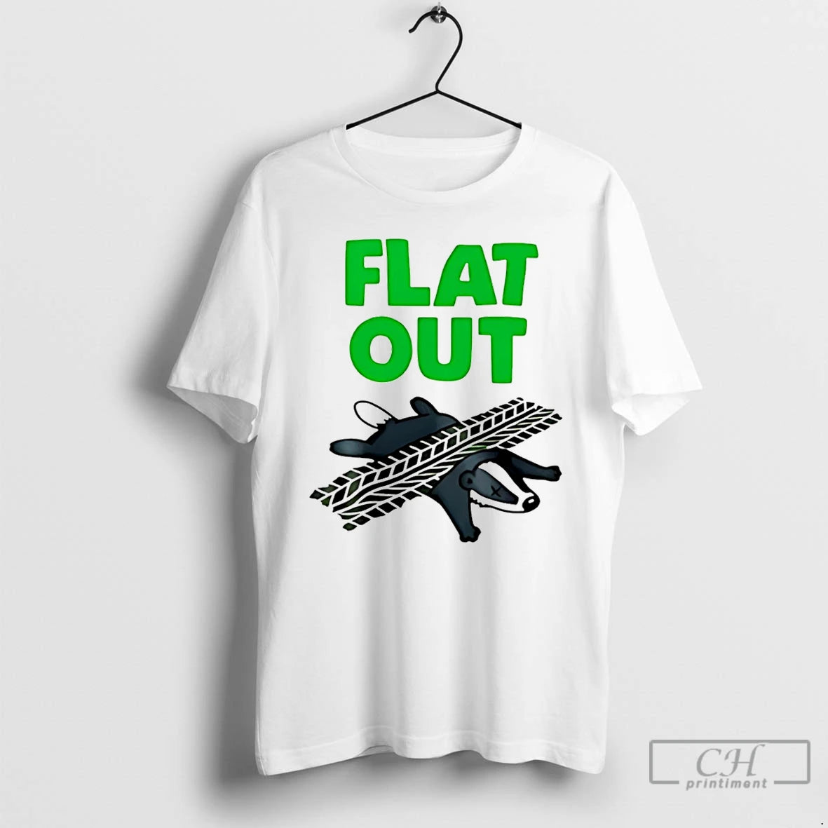 Premium Badger Flat Out T-Shirts, Hoodie, Sweatshirt | AU18TeeNovaLab.com