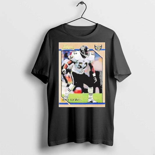 Premium Baltimore Ravens Ray Lewis Trading Card T Shirts
