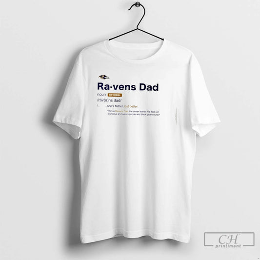 Premium Baltimore Ravens Dad Definition T Shirts