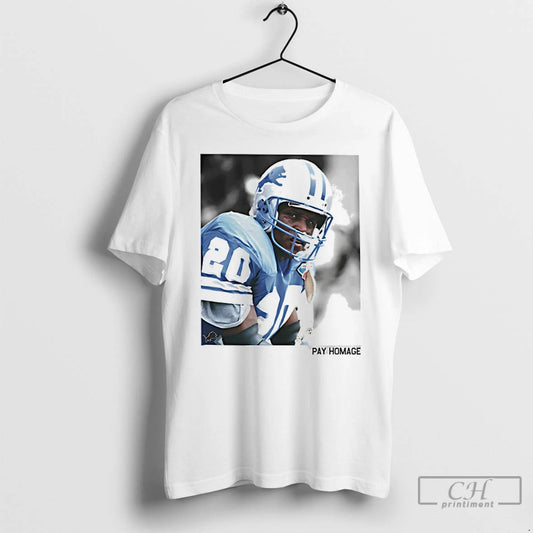 Premium Barry Sanders Detroit Lions Pay Homage T Shirts