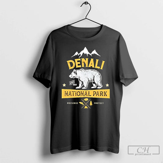 Premium Bear Denali National Park Preserve Protect T-Shirts, Hoodie, Sweatshirt | AU18TeeNovaLab.com