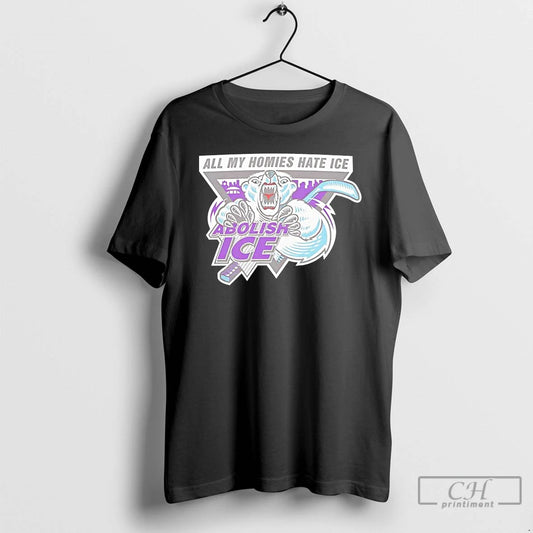 Premium Bear Abolish Ice All My Homies Hate Ice T-Shirts, Hoodie, Sweatshirt | AU18TeeNovaLab.com