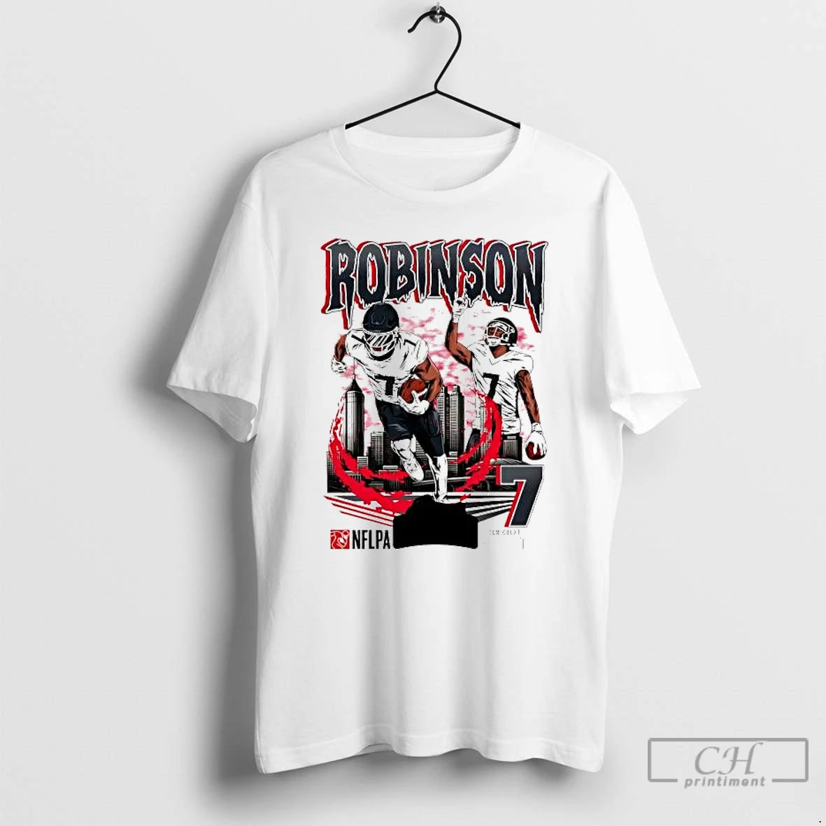 Premium Bijan Robinson Picture Collage Moments City Skyline T-Shirts, Hoodie, Sweatshirt | AU18TeeNovaLab.com