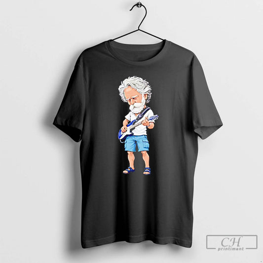 Premium Bob Weir Guitar Illustration T-Shirts, Hoodie, Sweatshirt | AU18TeeNovaLab.com