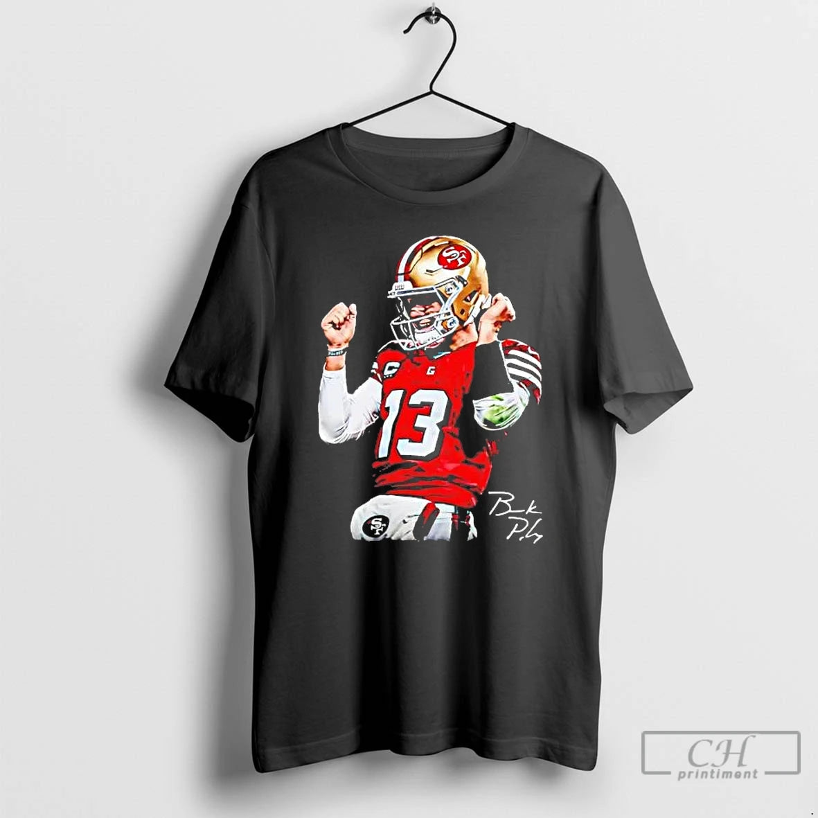 Premium Brock Purdy Dougie Celebration Signature T-Shirts, Hoodie, Sweatshirt | AU18TeeNovaLab.com