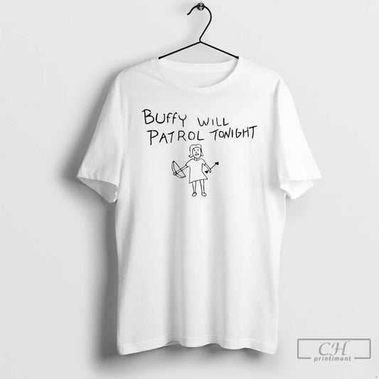 Premium Buffy Will Patrol Tonight T-Shirts, Hoodie, Sweatshirt | AU18TeeNovaLab.com