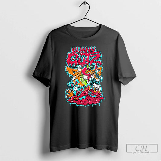 Premium Bunny Gutz Killer Acid Cartoon Graphic T-Shirts, Hoodie, Sweatshirt | AU18TeeNovaLab.com