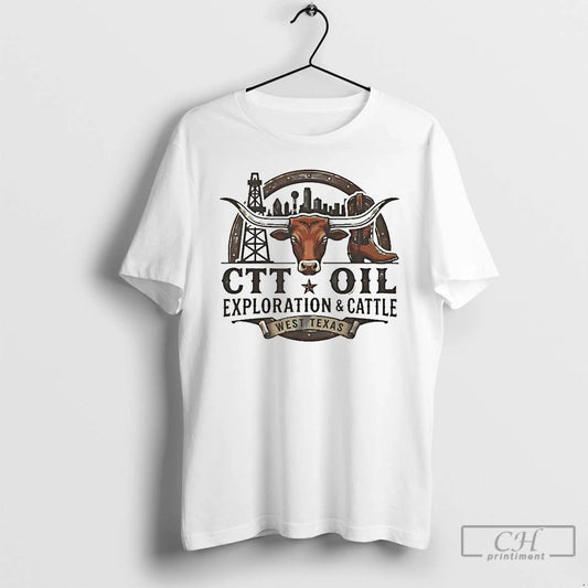 Premium Ctt Oil Exploration And Cattle West Texas T-Shirts, Hoodie, Sweatshirt | AU18TeeNovaLab.com