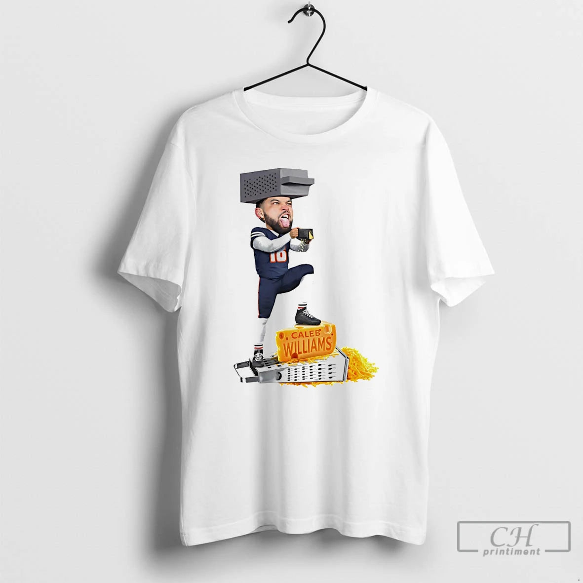 Premium Caleb Williams Cheese Grater Caricature T-Shirts, Hoodie, Sweatshirt | AU18TeeNovaLab.com