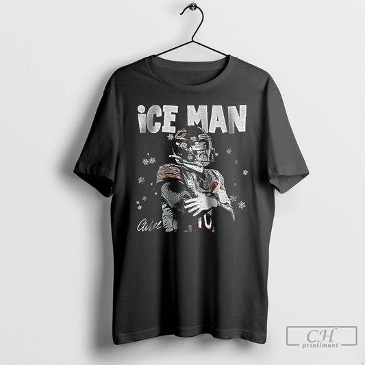 Premium Caleb Williams Football Vintage Ice Man Chicago Football Signature T-Shirts, Hoodie, Sweatshirt | AU18TeeNovaLab.com