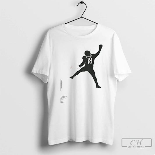 Premium Caleb Williams Iceman Silhouette T-Shirts, Hoodie, Sweatshirt | AU18TeeNovaLab.com