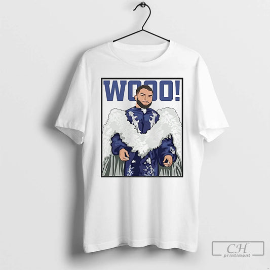 Premium Cameron Skattebo Wooo New York Giants T Shirts