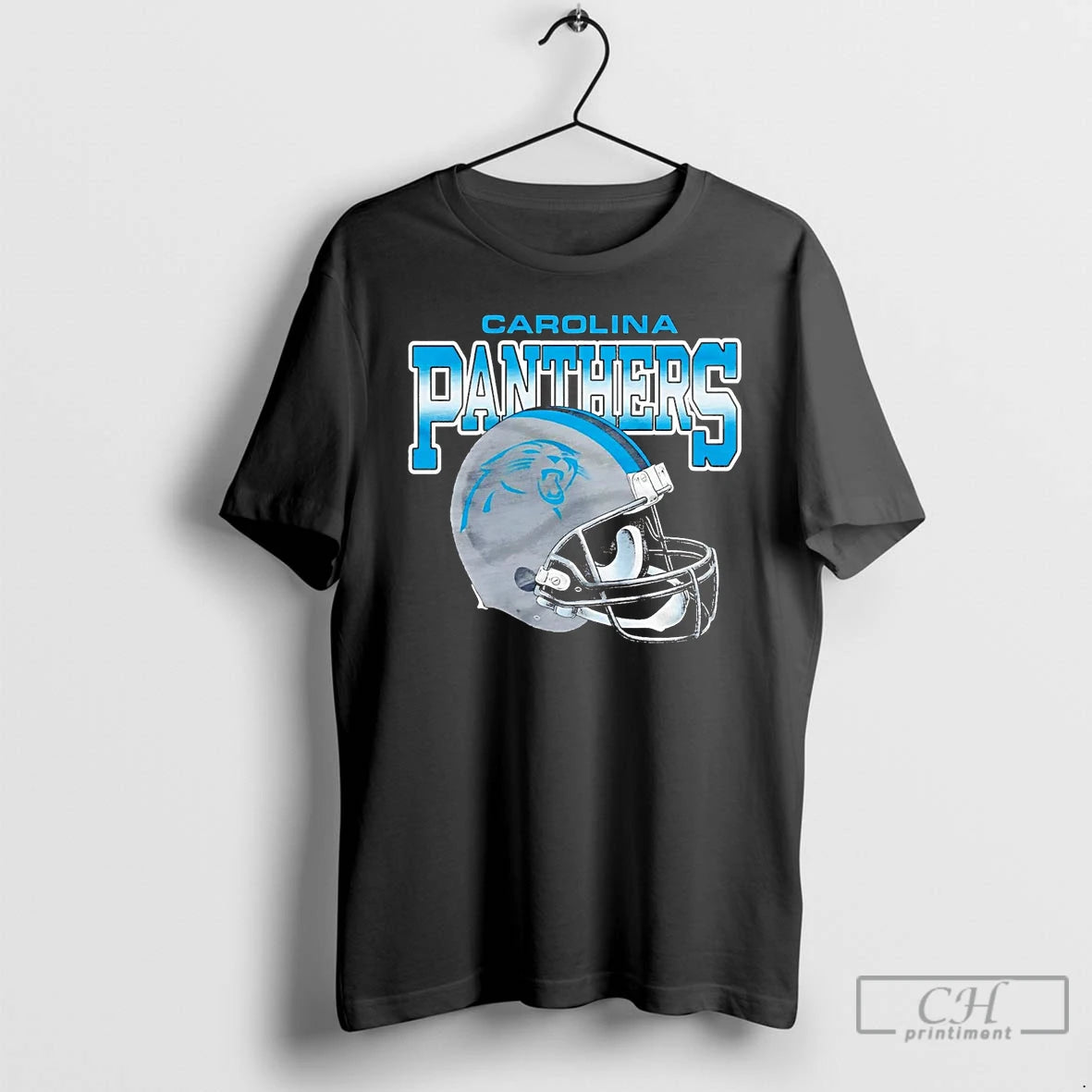 Premium Carolina Panthers Gradient Helmet T-Shirts, Hoodie, Sweatshirt | AU18TeeNovaLab.com