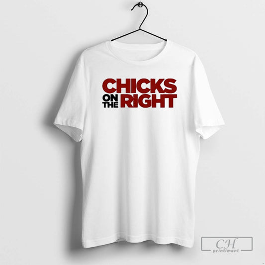 Premium Chicks On The Right Ringer Shirt Sweater Hoodie, Sweatshirt | AU18TeeNovaLab.com