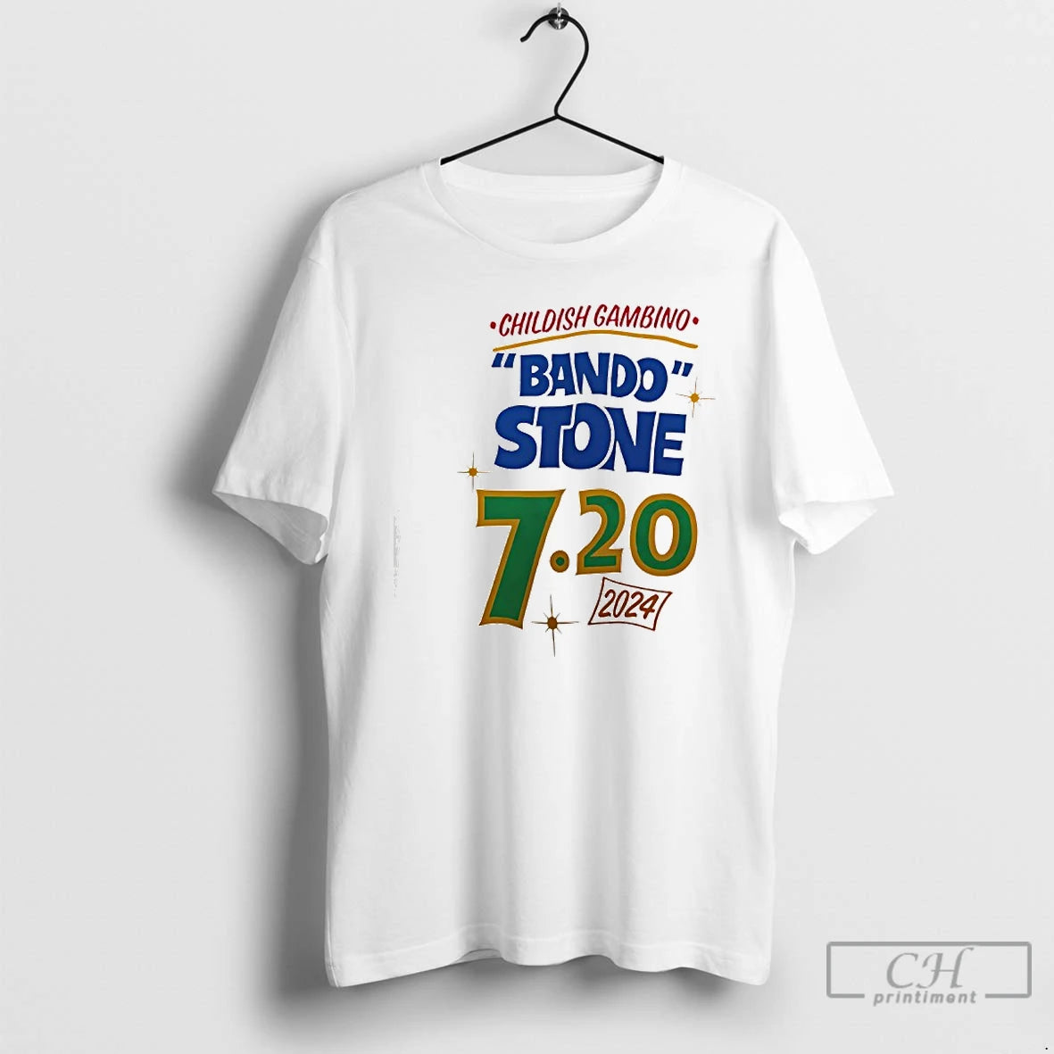 Premium Childish Gambino Wearing Bando Stone 7 20 2024 T-Shirts, Hoodie, Sweatshirt | AU18TeeNovaLab.com