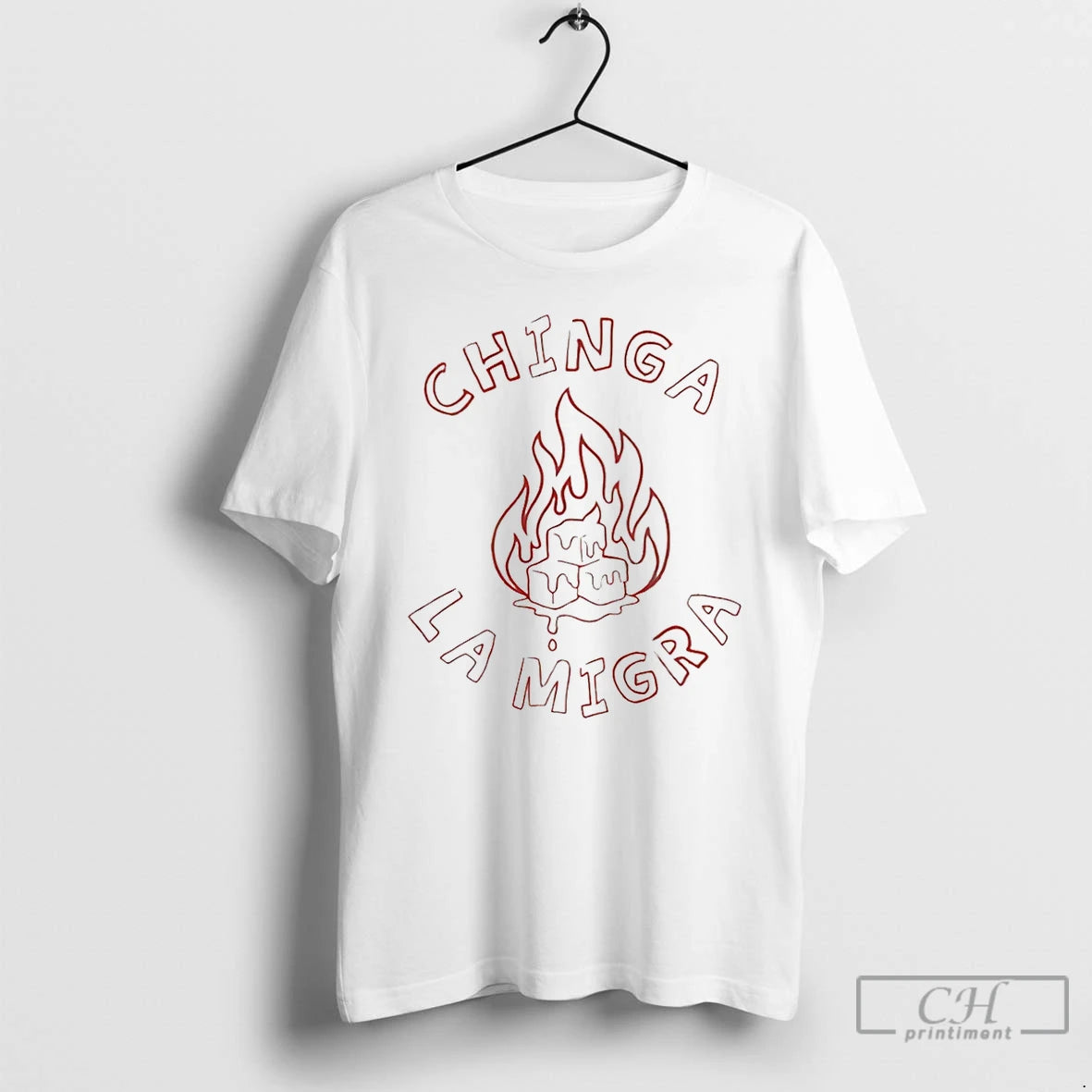 Premium Chinga La Migra Fire 2026 T-Shirts, Hoodie, Sweatshirt | AU18TeeNovaLab.com