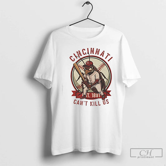 Premium Cincinnati Reds Cant Kill Us Postseason T-Shirts, Hoodie, Sweatshirt | AU18TeeNovaLab.com