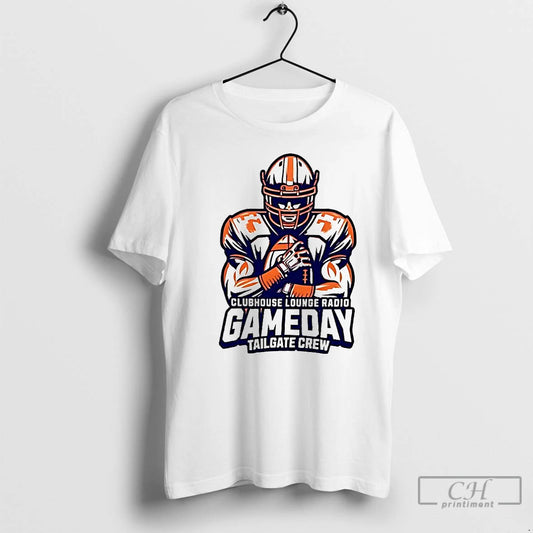 Premium Clubhouse Lounge Radio Gameday Tailgate Crew Football T Shirts