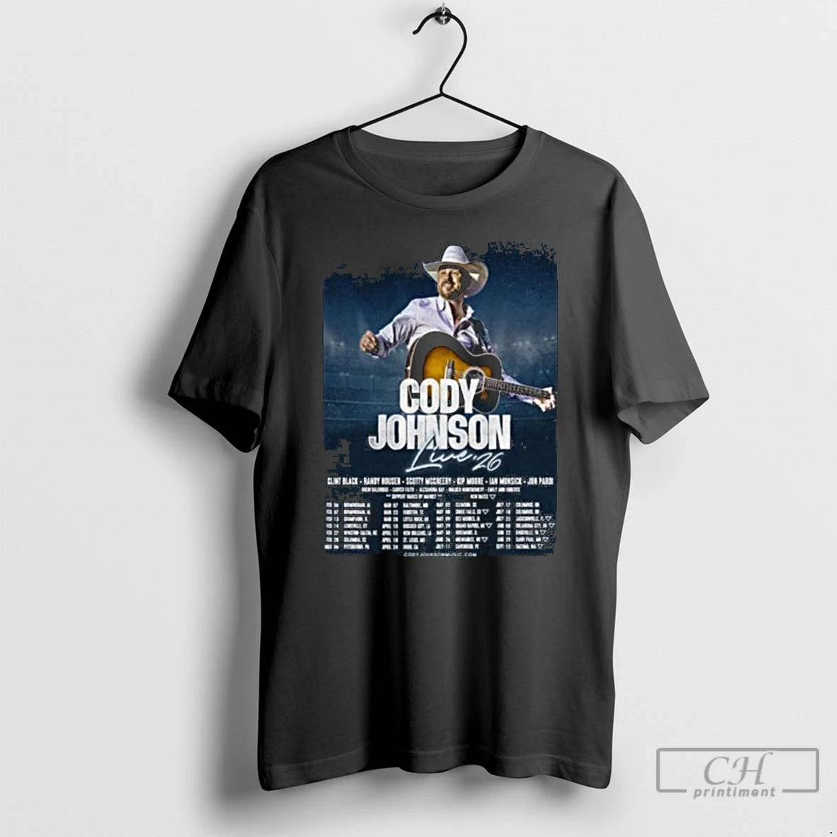 Premium Cody Johnson Live 26 North America Tour 2026 Schedule Tour Dates T Shirts Sweater Hoodie, Sweatshirt