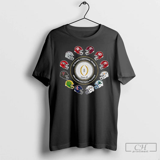 Premium College Football Playoff 2026 Exclusive 12 Teams Playoff Helmet T-Shirts, Hoodie, Sweatshirt | AU18TeeNovaLab.com