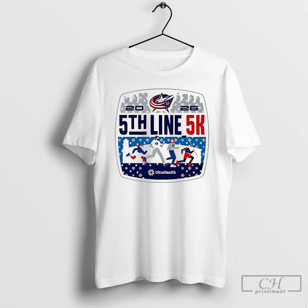 Premium Columbus Blue Jackets 5th Line 5k 2026 Logo T-Shirts, Hoodie, Sweatshirt | AU18TeeNovaLab.com