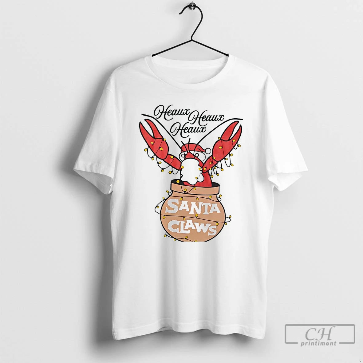 Premium Crawfish Santa Claws Heaux Christmas T-Shirts, Hoodie, Sweatshirt | AU18TeeNovaLab.com