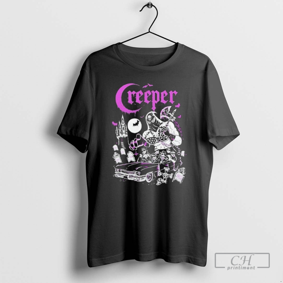 Premium Creeper Mistress Of Death Car Shirt Sweater Hoodie, Sweatshirt | AU18TeeNovaLab.com