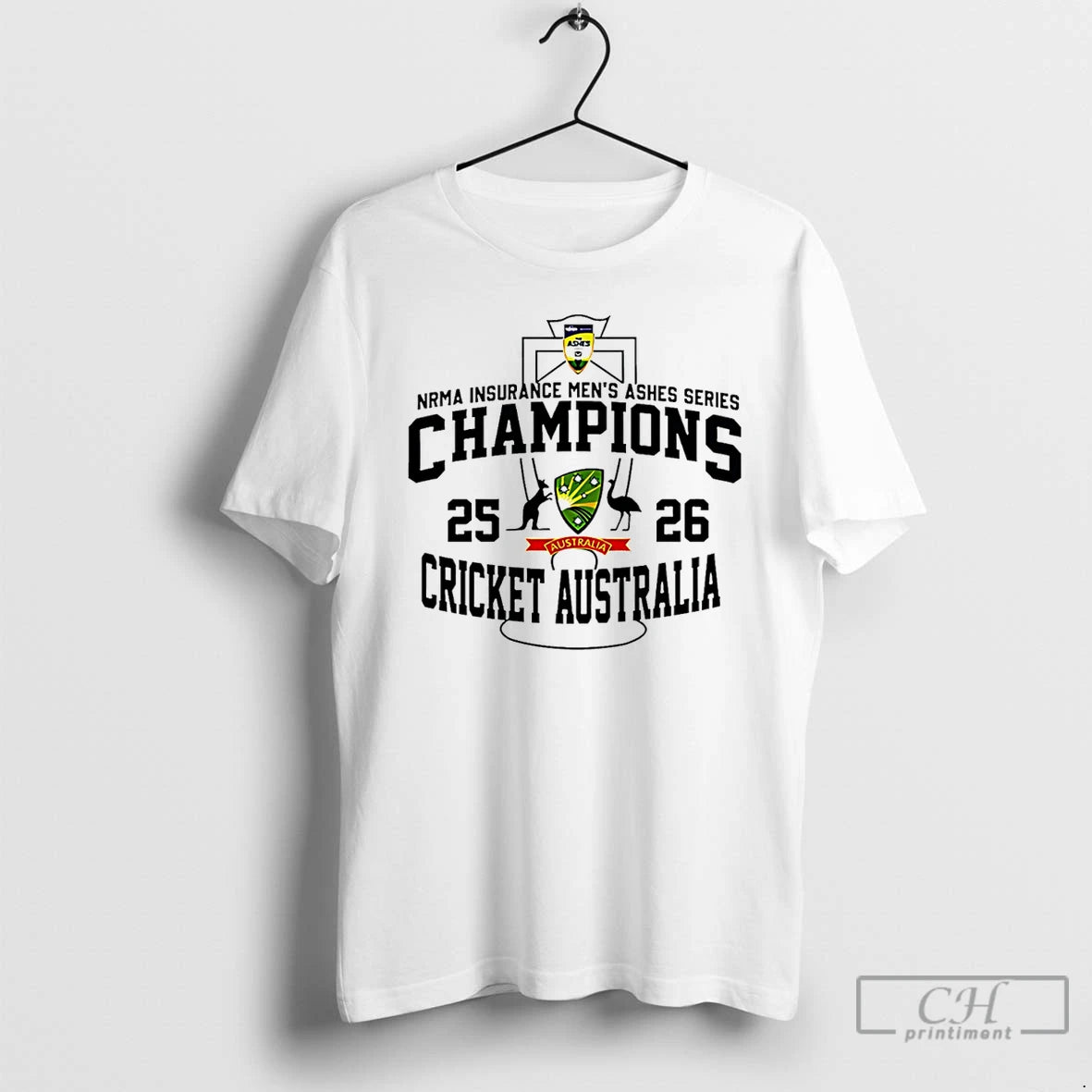 Premium Cricket Australia 2025 Nrma Insurance Mens Ashes Champions Logo T-Shirts, Hoodie, Sweatshirt | AU18TeeNovaLab.com