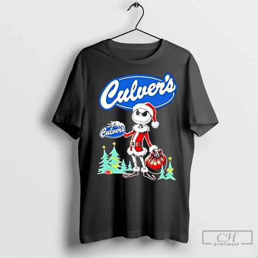 Premium Culvers X Jack Skellington Santa Isnt Real Christmas