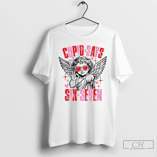 Premium Cupid Days 67 Love Graphic Valentines Day T-Shirts, Hoodie, Sweatshirt | AU18TeeNovaLab.com