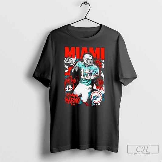 Premium Dan Marino Miami Dolphins Star Player T-Shirts, Hoodie, Sweatshirt | AU18TeeNovaLab.com