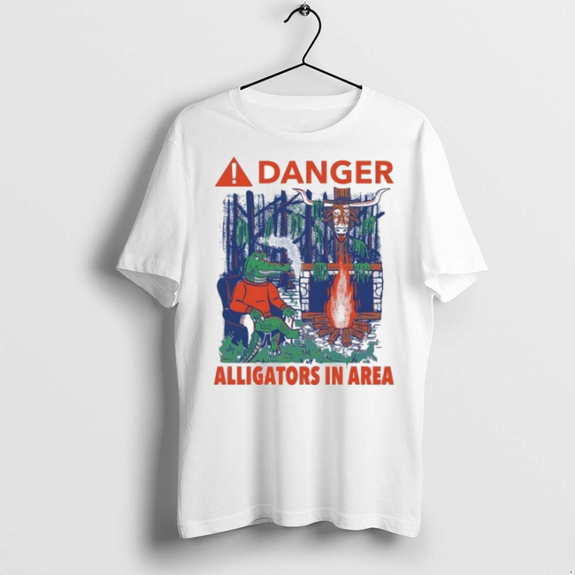 Premium Danger Alligators In Area Florida Gators Beat Texas Longhorns T Shirts